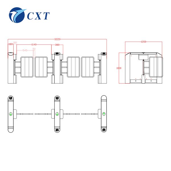 Anti-climb and anti-drill brushless anti-collision swing gate