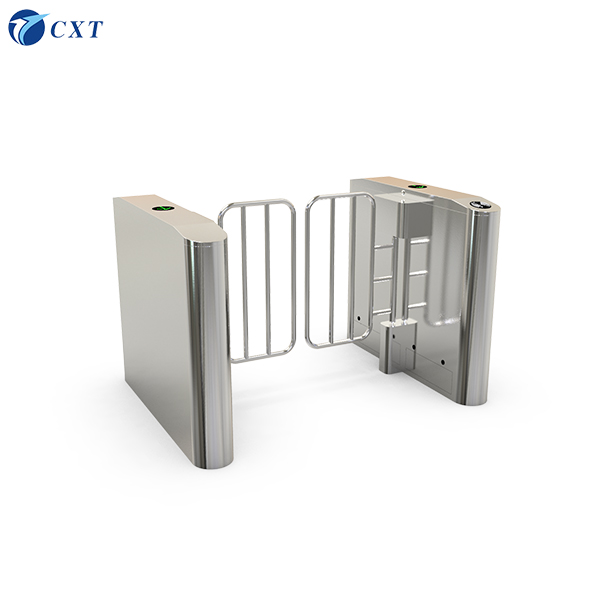 Anti-climb and anti-drill brushless anti-collision swing gate