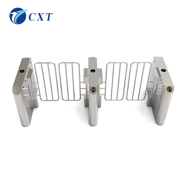 Anti-climb and anti-drill brushless anti-collision swing gate