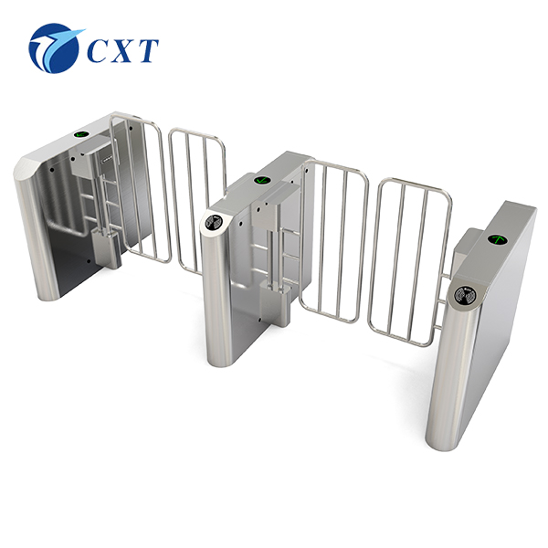 Anti-climb and anti-drill brushless anti-collision swing gate
