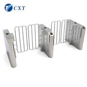 Anti-climb and anti-drill brushless anti-collision swing gate