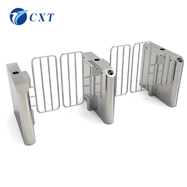 Anti-climb and anti-drill brushless anti-collision swing gate