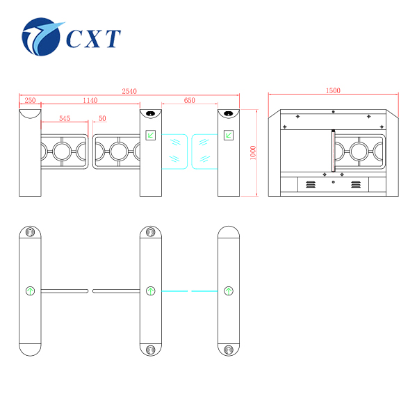Premium brushless anti-collision swing gate