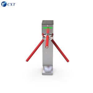 Semi-automatic vertical tripod turnstile (solenoid valve)