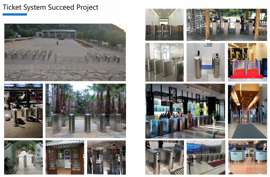 Scenic area ticketing systems