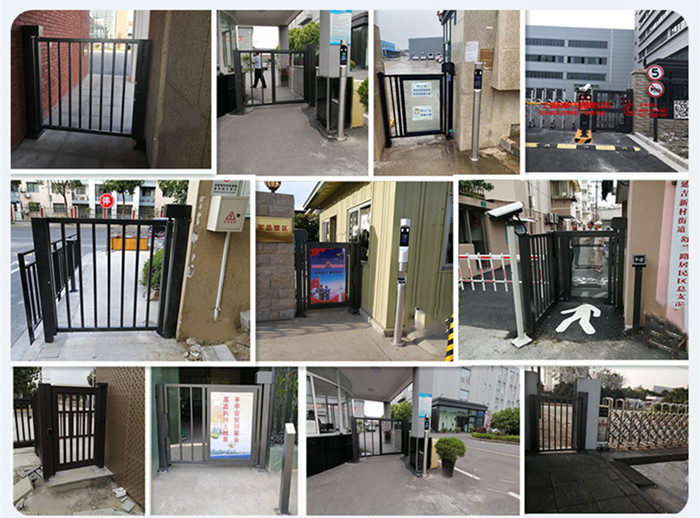 Secure Access Control: Our revolving advertising gate with manually adjustable swing access control and widened aisle – the revolving gate swing door – provides a secure entrance and exit point for your facility, ideal for high-traffic areas.