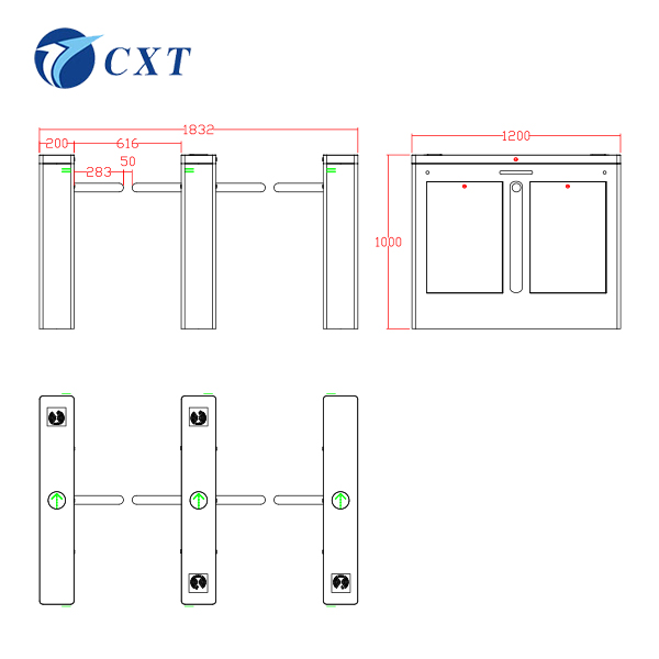 Drop Arm Turnstile