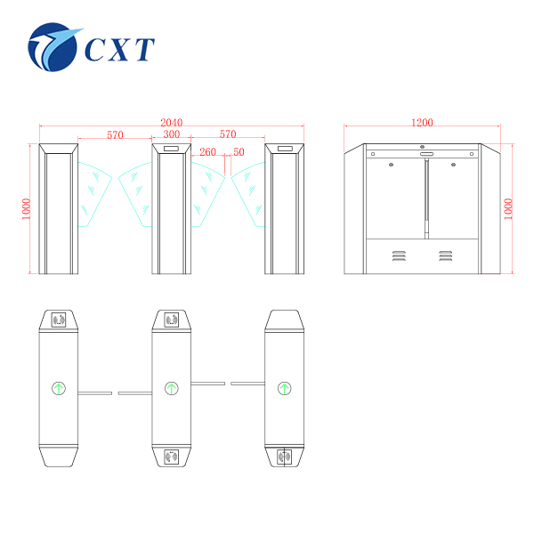 General brushless wing gate