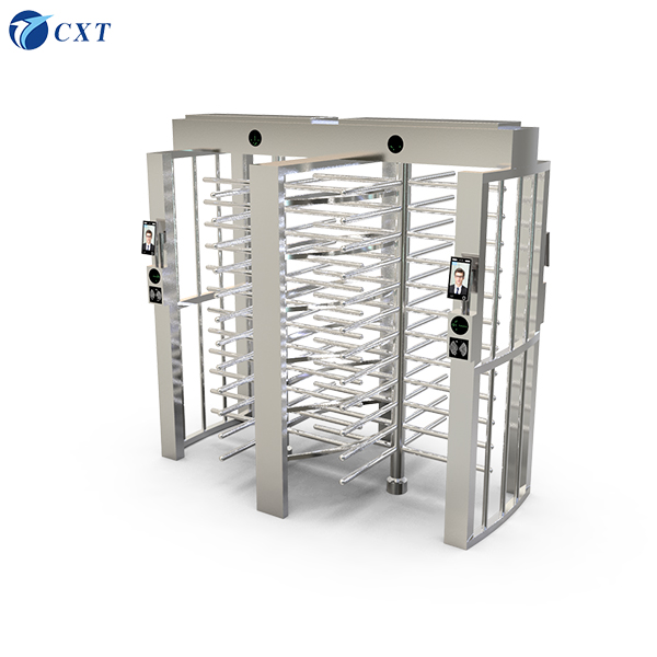Semi-automatic full-height rotary gate/double door