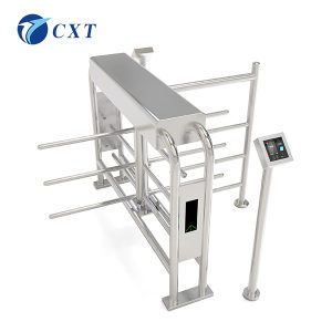 Fully automatic half-height cross rotary gate