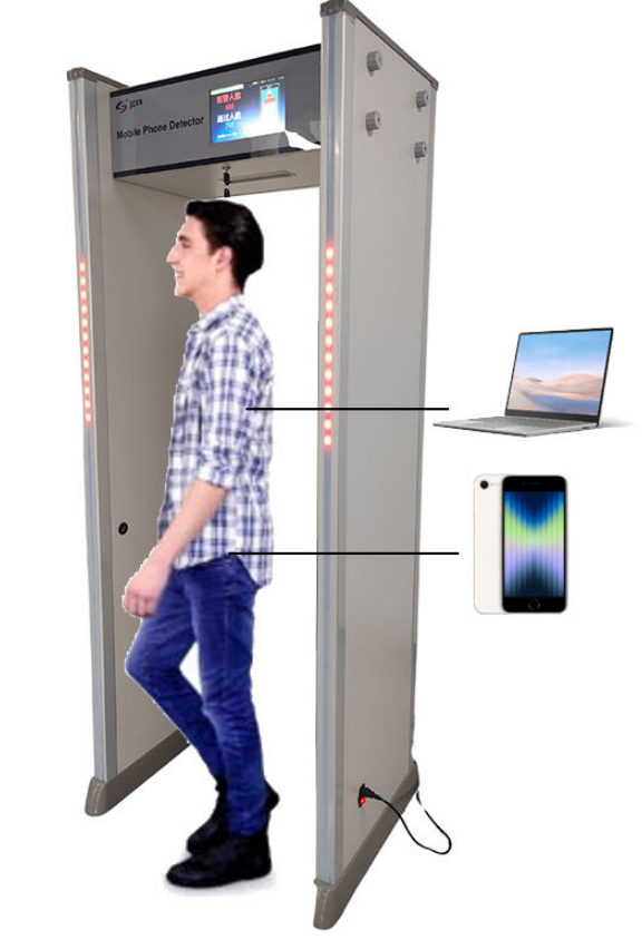 Multi-zone alarm function: Capable of detecting and indicating multiple metal objects on different body parts, improving safety and accuracy. Common item filtering: Filters out common items such as mobile phones and belt buckles, reducing false alarms and improving the efficiency of contraband detection.
